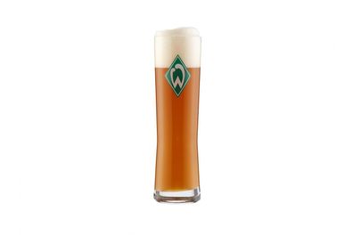 SV Werder Bremen Weizenbierglas Raute Fussball