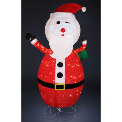 XXL LED Santa Claus Figur Weihnachtsmann 180CM 200 LEDs IP 44 innen und außen