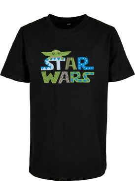 Mister Tee T-Shirt Kids Star Wars Colorful Logo Tee black