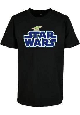 Mister Tee T-Shirt Kids Star Wars Blue Logo Tee black