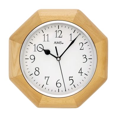 AMS Funk-Wanduhr Vaduz Buche