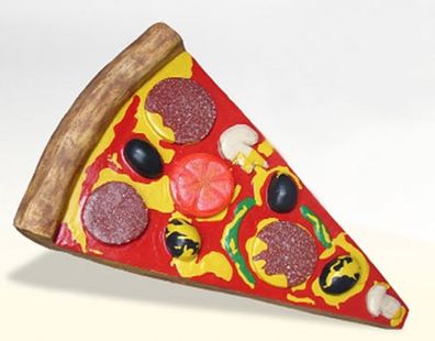 Pizzastück übergroß XXL 170cm für draußen aus GFK