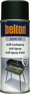 belton Grill-Lackspray, schwarz-matt - 400ml