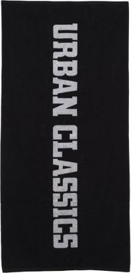 Urban Classics Handtuch Logo Towel 2-Tone Black/ White