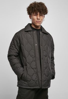 Urban Classics Quilted Coach Jacket Black