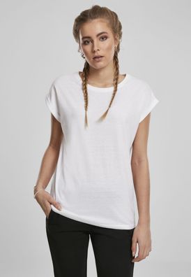Urban Classics Female Shirt Ladies Extended Shoulder Tee 2-Pack Black/ White