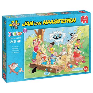 Jumbo 20082 Jan van Haasteren Junior 11 Der Sandkasten 240 Teile Puzzle