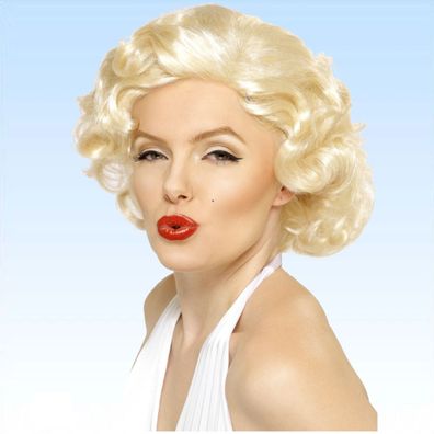 Marilyn Perücke blond Deluxe VIP Starperücke für Fans oder Partys Perücken