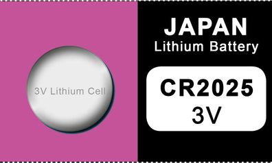 Japan 2025 Lithium Knopfzelle