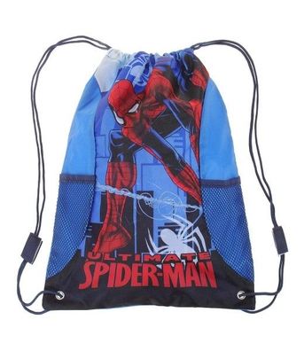 Spiderman Sportbeutel - Turnbeutel Blau