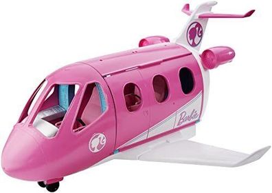 Barbie GDG76 Reise Traumflugzeug Spielzeug 15 Zubehörteile Puppen Flugzeug