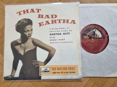 Eartha Kitt - That bad Eartha UK 10'' Vinyl LP