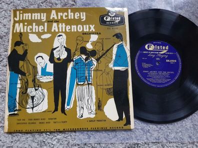 Jimmy Archey and the Michel Attenoux Orchestra UK 10'' Vinyl LP