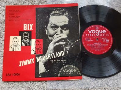 Jimmy McPartland - Shades of Bix UK 10'' Vinyl LP