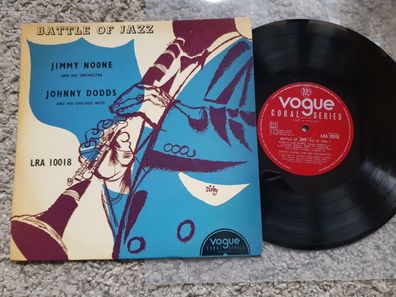 Jimmy Noone/ Johnny Dodds - Battle of Jazz Volume 8 UK 10'' Vinyl LP