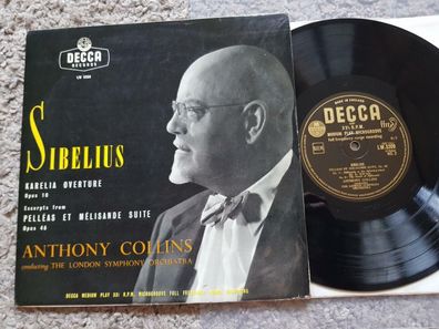 Anthony Collins - Sibelius Karelia Overture UK 10'' Vinyl LP