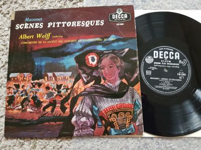 Albert Wolff - Massenet Scene pittoresques UK 10'' Vinyl LP