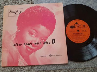 Dinah Washington - After hours with Miss D UK 10'' Vinyl LP