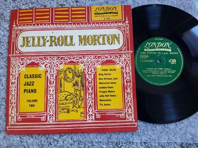 Jelly Roll Morton - Classic Jazz Piano Volume 2 UK 10'' Vinyl LP