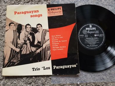 Trio Los Paraguayos - Paraguayan songs UK 10'' Vinyl LP