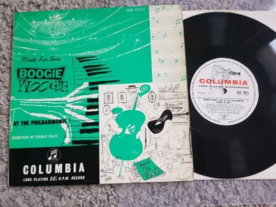 Meade Lux Lewis - Boogie Woogie at the Philharmonic UK 10'' Vinyl LP