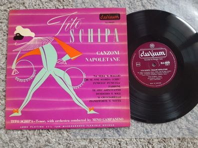 Tito Schipa - Canzoni napoletane UK 10'' Vinyl LP