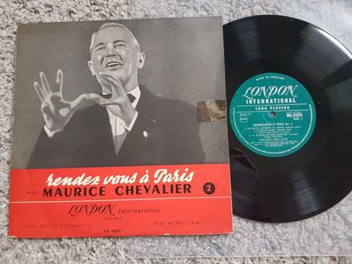 Maurice Chevalier - Rendez-vous a Paris No. 2 UK 10'' Vinyl LP
