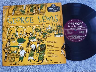George Lewis Volume 1 UK 10'' Vinyl LP