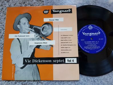 Vic Dickenson Septet - Vol. IV Volume 4 UK 10'' Vinyl LP