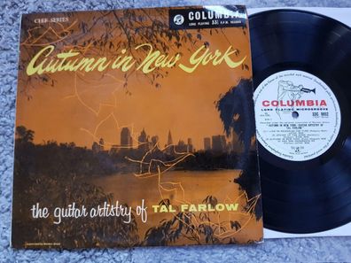 The Guitar Artistry of Tal Farlow - Autumn in New York UK 10'' Vinyl LP
