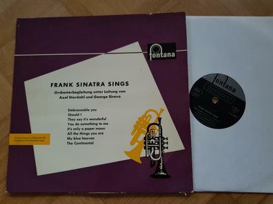 Frank Sinatra sings 10'' Vinyl LP Germany