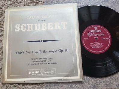 Eugene Istomin/ Pablo Casals/ Alexander Schneider - Schubert UK 10'' Vinyl LP