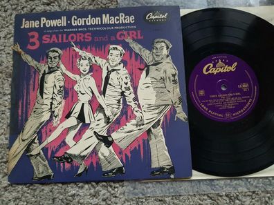 Jane Powell/ Gordon MacRae - 3 sailors and a girl UK 10'' Vinyl LP