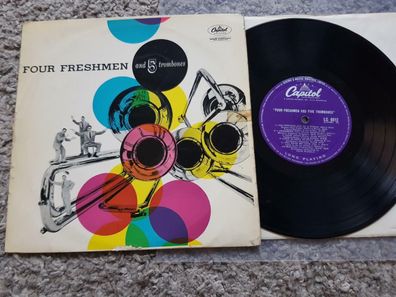 Four Freshmen and five trombones/ Pete Rugolo UK 10'' Vinyl LP