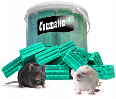 Coumatin® FORTE Rattenköder Block Festköder Rattengift Mäuse 1.5 kg
