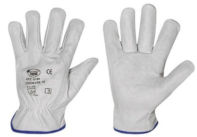 Nappaleder-Handschuhe Strong Hand Silverstone, Größe 12