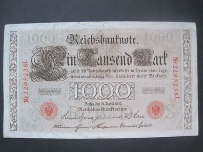 Reichsbanknote 1000 Mark 1910 (GB 106)