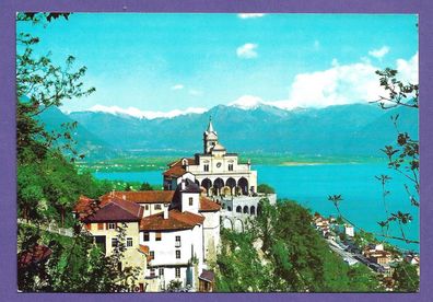 Postkarte Schweiz Lago Maggiore/ Langensee Locarno Madonna del Sasso unbenutzt