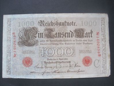 Reichsbanknote 1000 Mark 1910 (GB 933)