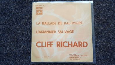 Cliff Richard - La ballade de Baltimore 7'' Single SUNG IN FRENCH/ Belgium