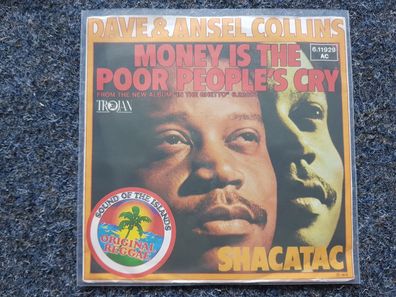 Dave & Ansel Collins - Money is the poor people's cry 7'' Single Germany