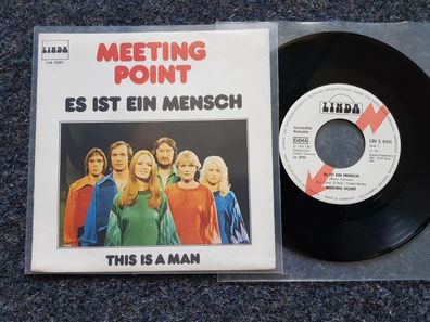 Meeting Point - Es ist ein Mensch/ This is a man 7'' Single Eurovision 1976