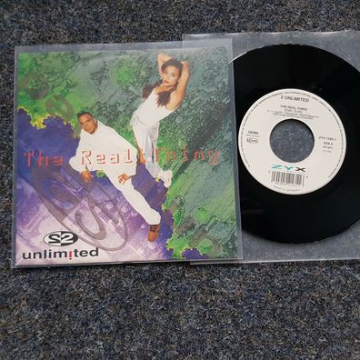 2 Unlimited - The real thing 7'' Single Germany
