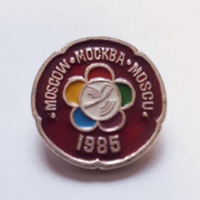 Abzeichen Pin Anstecker Weltfestspiele 1985 Moskau