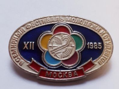 Anstecker Pin Weltfestspiele 1985 Moskau