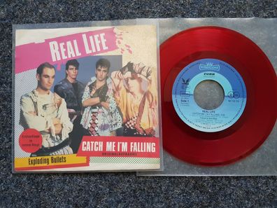 Real Life - Catch me I'm falling 7'' Single Germany RED VINYL