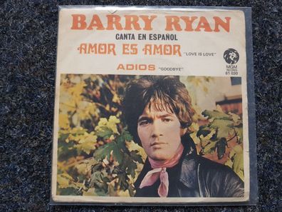 Barry Ryan - Amor es amor 7'' Single SUNG IN Spanish