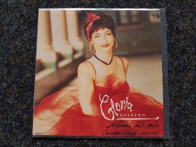 Gloria Estefan - Miami Hit Mix/ Christmas through your eyes 7'' Single