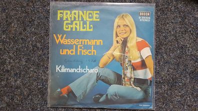 France Gall - Wassermann und Fisch/ Kilimandscharo 7'' Single SUNG IN GERMAN