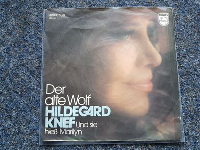 Hildegard Knef - Der alte Wolf 7'' Single